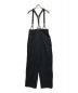 H BEAUTY&YOUTH (エイチ ビューティアンドユース) GABA HIGH WAIST SUSPENDERS PANTS ブラック サイズ:SIZE M：16800円