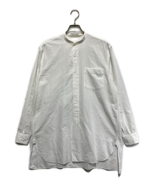 COMOLI（コモリ）COMOLI (コモリ) バンドカラーシャツ ホワイト サイズ:SIZE 2の古着・服飾アイテム