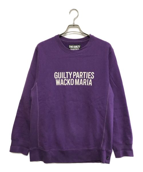 WACKO MARIA（ワコマリア）WACKO MARIA (ワコマリア) HEAVY WEIGHT CREW NECK SWEAT SHIRT パープル サイズ:SIZE Lの古着・服飾アイテム