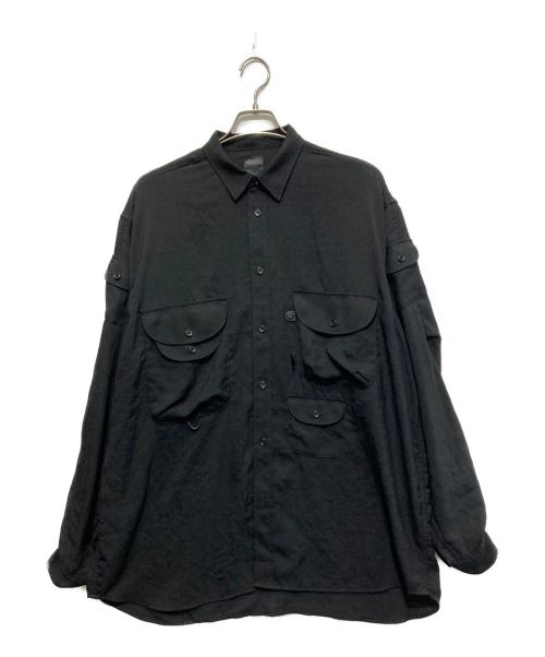 DAIWA PIER39（ダイワ ピア39）DAIWA PIER39 (ダイワ ピア39) Tech Bombay Safari Shirts ブラック サイズ:SIZE Lの古着・服飾アイテム