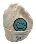 Perfect ribsパーフェクトリブス）の古着「rib beanie cap」｜ホワイト