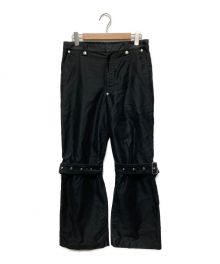 JOHN LAWRENCE SULLIVAN（ジョン ローレンス サリバン）の古着「MOLESKIN WIDE BONDAGE PANTS」｜ブラック