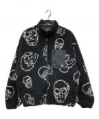 OYオーワイ）の古着「SKULL LOGO FLEECE JACKET」｜ブラック