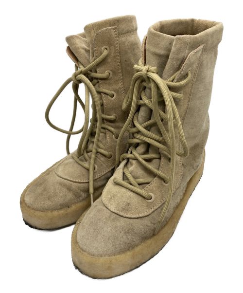 YEEZY season2（イージーシーズン2）YEEZY season2 (イージーシーズン2) CREPE BOOT ベージュ サイズ:SIZE 40の古着・服飾アイテム