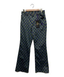 Needles（ニードルズ）の古着「Boot Cut Poly Jean」｜ブルー×グリーン