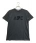 A.P.C.（アーペーセー）の古着「ロゴプリントTシャツ」｜ブラック