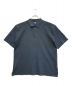 DESCENTE（デサント）の古着「JAQCUARD H/S POLO SHIRT」｜ネイビー