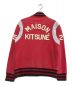 MAISON KITSUNE (メゾンキツネ) スタジャン レッド サイズ:S：6000円