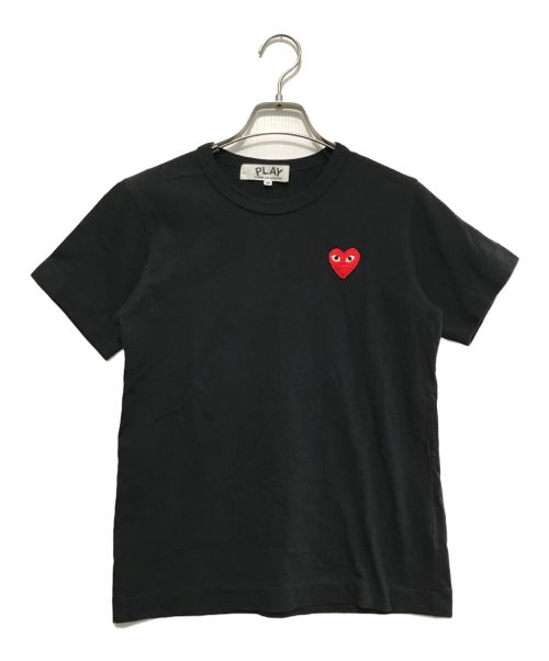 PLAY COMME des GARCONS（プレイ コムデギャルソン）PLAY COMME des GARCONS (プレイ コムデギャルソン) ハートロゴTシャツ ブラック サイズ:Mの古着・服飾アイテム