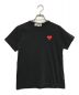 PLAY COMME des GARCONS（プレイ コムデギャルソン）の古着「ハートロゴTシャツ」｜ブラック