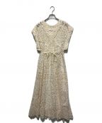 Ameriアメリ）の古着「MEDI 2WAY FLARE CHEMICAL LACE DRESS」｜アイボリー