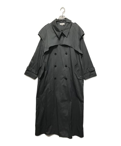 Ameri（アメリ）Ameri (アメリ) 3WAY LAYERED TRENCH COAT グレー サイズ:SIZE Lの古着・服飾アイテム