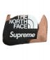 中古・古着 Supreme (シュプリーム) THE NORTH FACE (ザ ノース フェイス) Bleached Denim Print Shoulder Bag ブラウン×ブラック：9800円