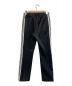 Needles (ニードルス) NARROW TRACK PANT ブラック×ホワイト サイズ:S：18800円