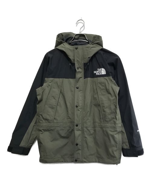 THE NORTH FACE（ザ ノース フェイス）THE NORTH FACE (ザ ノース フェイス) MOUNTAIN LIGHT JACKET オリーブ×ブラック サイズ:Mの古着・服飾アイテム