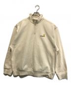 Carhartt WIPカーハート）の古着「half zip american script sweat」｜アイボリー