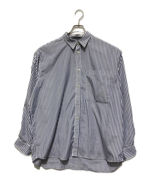 DAIWA PIER39（ダイワ ピア39）DAIWA PIER39 (ダイワ ピア39) TECH REGULAR COLLAR SHIRTS ホワイト×ブルー サイズ:SIZE Lの古着・服飾アイテム