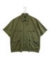 DAIWA PIER39（ダイワ ピア39）の古着「Tech French Mil Field Shirts S/S（テックフランスミリフィールドシャツ）」｜オリーブ