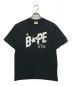 A BATHING APE（アベイシングエイプ）の古着「CRYSTAL STONE BAPE STA LOGO TEE」｜ブラック