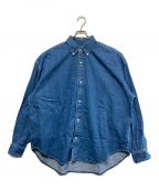 H BEAUTY&YOUTHエイチ ビューティー&ユース）の古着「BLUE DENIM BIG BD SHIRT」｜ブルー