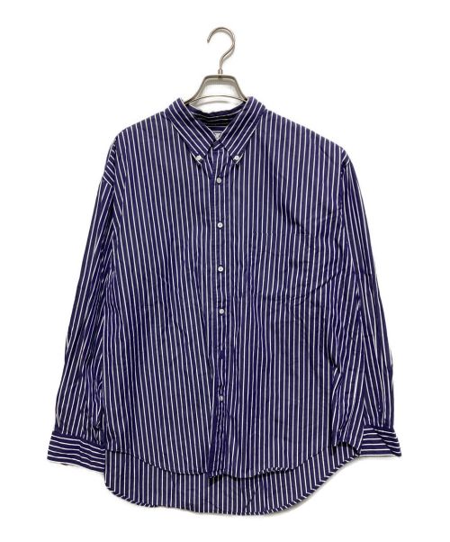 Graphpaper（グラフペーパー）Graphpaper (グラフペーパー) Thomas Mason (トーマスメイソン) L/S B.D BOX SHIRT ネイビー サイズ:SIZE 3の古着・服飾アイテム