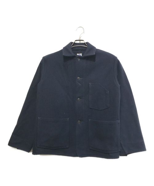 POST O'ALLS（ポストオーバーオールズ）POST O'ALLS (ポストオーバーオールズ) カバーオール ネイビー サイズ:Mの古着・服飾アイテム