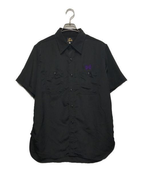 Needles（ニードルズ）Needles (ニードルズ) S/S WORK SHIRT Poly Cloth ブラック サイズ:Mの古着・服飾アイテム