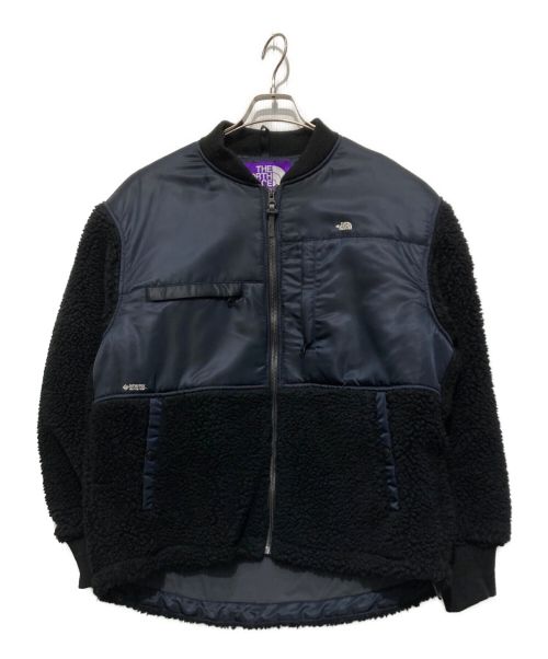 THE NORTHFACE PURPLELABEL（ザ・ノースフェイス パープルレーベル）THE NORTHFACE PURPLELABEL RHC Ron Herman (アールエイチシーロンハーマン) Wool Boa Fleece Denali Jacket ブラック サイズ:SIZE Mの古着・服飾アイテム