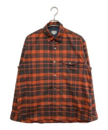 THE NORTH FACE（ザ ノース フェイス）の古着「L/S STRETCH FLANNEL SHIRT（L/Sストレッチフレンネルシャツ）」｜ブラウン