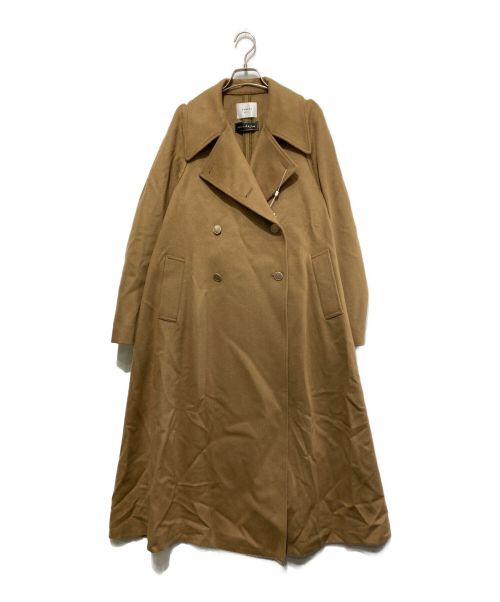 Ameri VINTAGE（アメリヴィンテージ）Ameri VINTAGE (アメリヴィンテージ) CHARME FLARE LONG COAT ブラウン サイズ:S 未使用品の古着・服飾アイテム