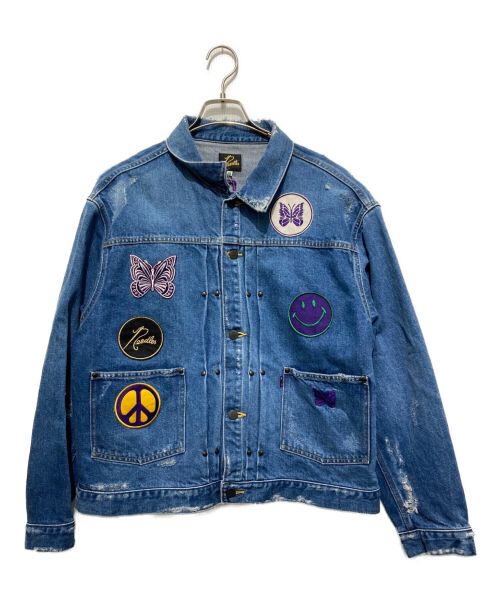 Needles（ニードルズ）Needles (ニードルズ) Assorted Patches Jean Jacket インディゴ サイズ:SIZE M 未使用品の古着・服飾アイテム