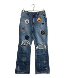 Needles（ニードルズ）の古着「Assorted Patches Boot-Cut Jean」｜インディゴ