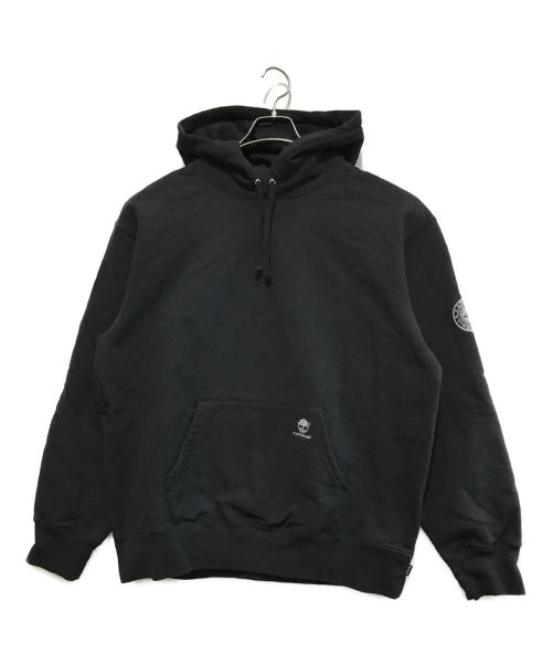 Timberland（ティンバーランド）Timberland (ティンバーランド) Supreme (シュプリーム) ‘Hooded Sweatshirt ブラック サイズ:Lの古着・服飾アイテム