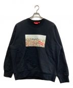 SUPREMEシュプリーム）の古着「Aerial Crewneck」｜ブラック