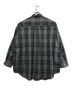 Graphpaper (グラフペーパー) Sheer Check Oversized Regular Collar Shirt グレー サイズ:F：15000円