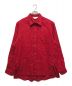 ANCELLM（アンセルム）の古着「LINENSUEDE OVERSIZED LS SHIRT」｜レッド