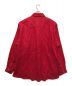 ANCELLM (アンセルム) LINENSUEDE OVERSIZED LS SHIRT レッド サイズ:2：14800円