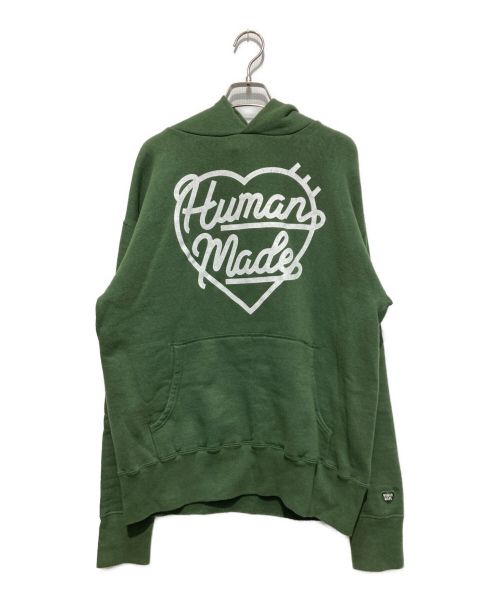 HUMAN MADE（ヒューマンメイド）HUMAN MADE (ヒューマンメイド) ツリアミフーディー グリーン サイズ:SIZE Lの古着・服飾アイテム