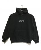 SUPREMEシュプリーム）の古着「Inside Out Box Logo Hooded Sweatshirt」｜ブラック