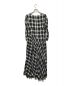 Her lip to (ハーリップトゥ) Roanne Over Check Dress ホワイト×ブラック サイズ:M：14000円