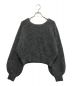 HER LIP TO（ハーリップトゥ）の古着「Back Ribbon Knit Pullover」｜グレー