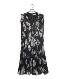 HER LIP TO（ハーリップトゥ）の古着「Muse Floral Cut-Out Dress」｜ブラック