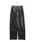 HER LIP TO (ハーリップトゥ) Vegan Leather Tapered Pants ブラック サイズ:M：17800円