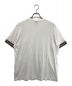 BURBERRY LONDON ENGLAND (バーバリー ロンドン イングランド) TESLOW ロゴテープ オーバーサイズTシャ ホワイト サイズ:S：14000円