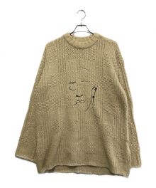 ANDERSSON BELL（アンダースンベル）の古着「EMBLEM SWEATER」｜ベージュ