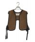 TODAYFUL（トゥデイフル）の古着「cordyarn piping vest」｜ブラウン