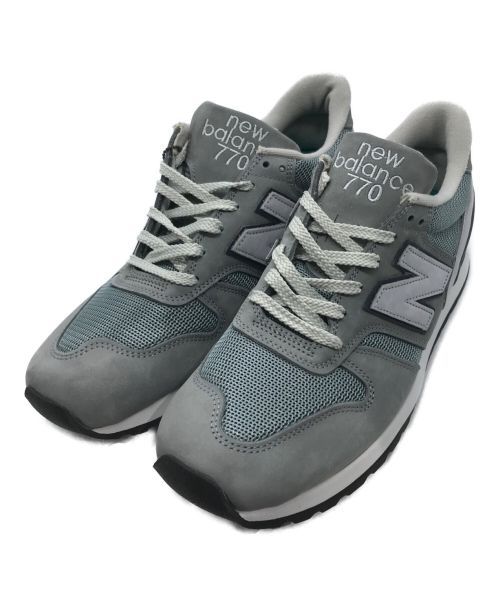 NEW BALANCE（ニューバランス）NEW BALANCE (ニューバランス) M770FA グレー×グリーン サイズ:US10.5の古着・服飾アイテム