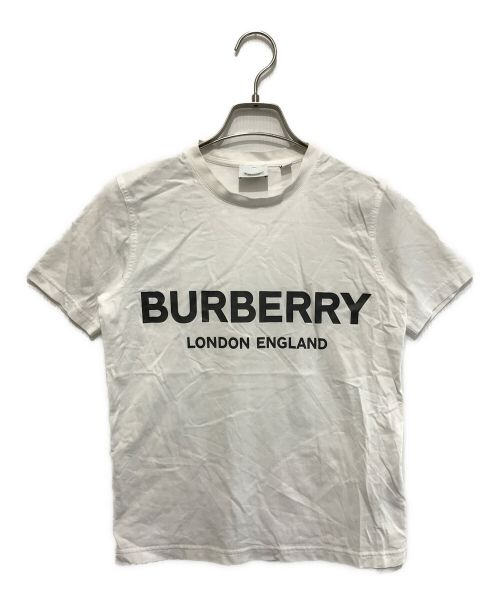 BURBERRY LONDON（バーバリーロンドン）BURBERRY LONDON (バーバリーロンドン) ロゴプリントTシャツ ホワイト サイズ:XSの古着・服飾アイテム