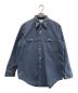 MADISON BLUE（マディソンブルー）の古着「HAMPTON BACK SATIN SHIRT」｜ブルー