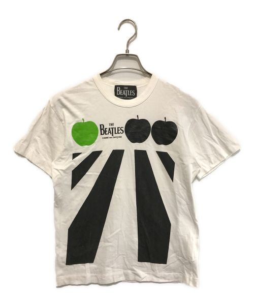 COMME des GARCONS（コムデギャルソン）COMME des GARCONS (コムデギャルソン) THE BEATLES（ザビートルズ）プリントTシャツ ホワイト サイズ:Lの古着・服飾アイテム